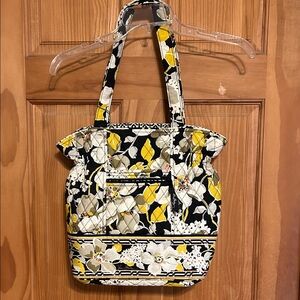 Vera Bradley Laura Dogwood Collection New Never Used With Tags Yellow Black